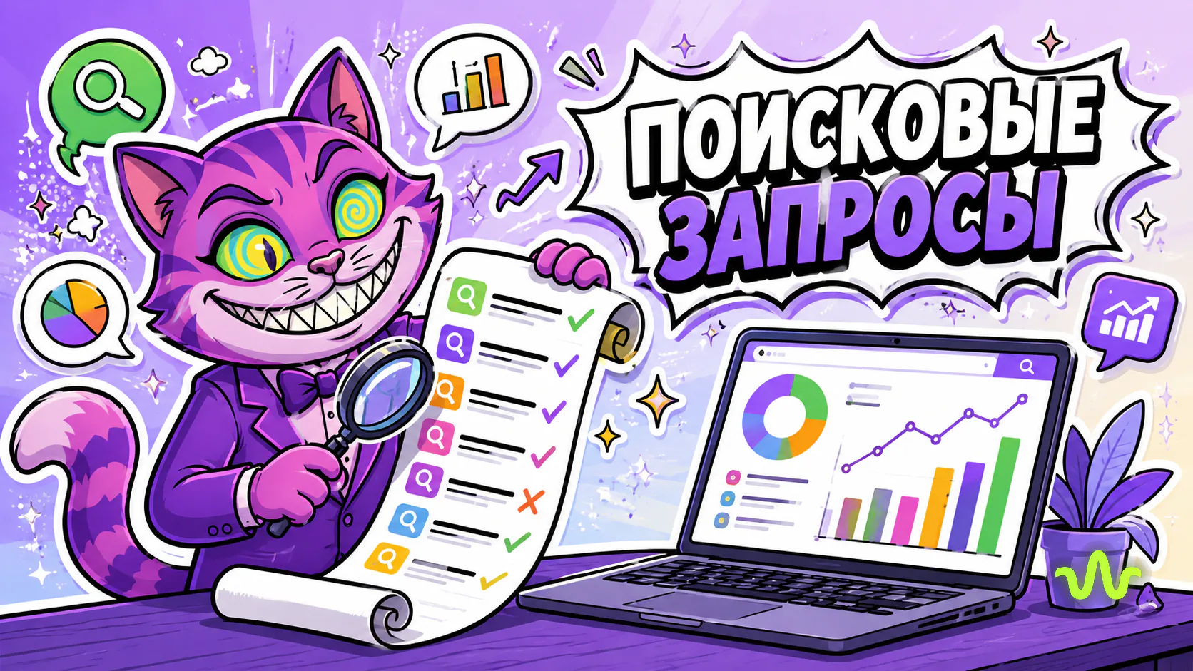Анализ поисковых запросов Яндекс Директа — иллюстрация урока Вайб-Маркетолога