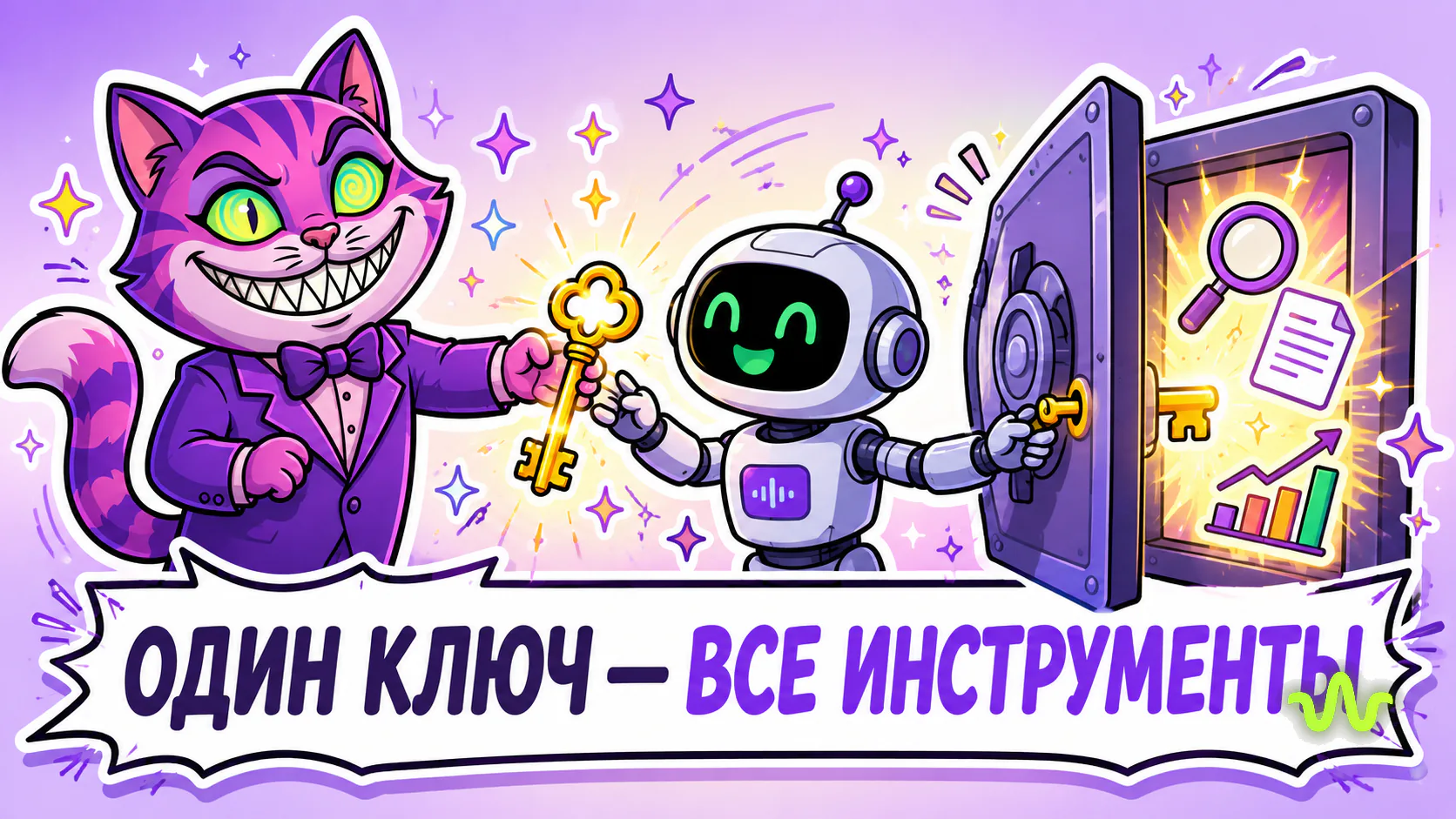Один API-ключ открывает все инструменты директолога Вайб-Маркетолога