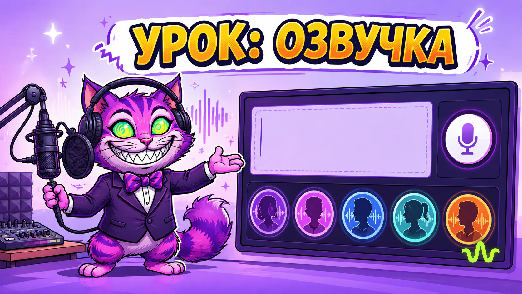 Как сделать озвучку для видео: свой голос — урок Академии Вайб-Маркетолога