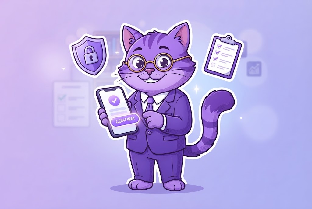 ИИ-бухгалтер подтверждает платёж кнопкой в Telegram