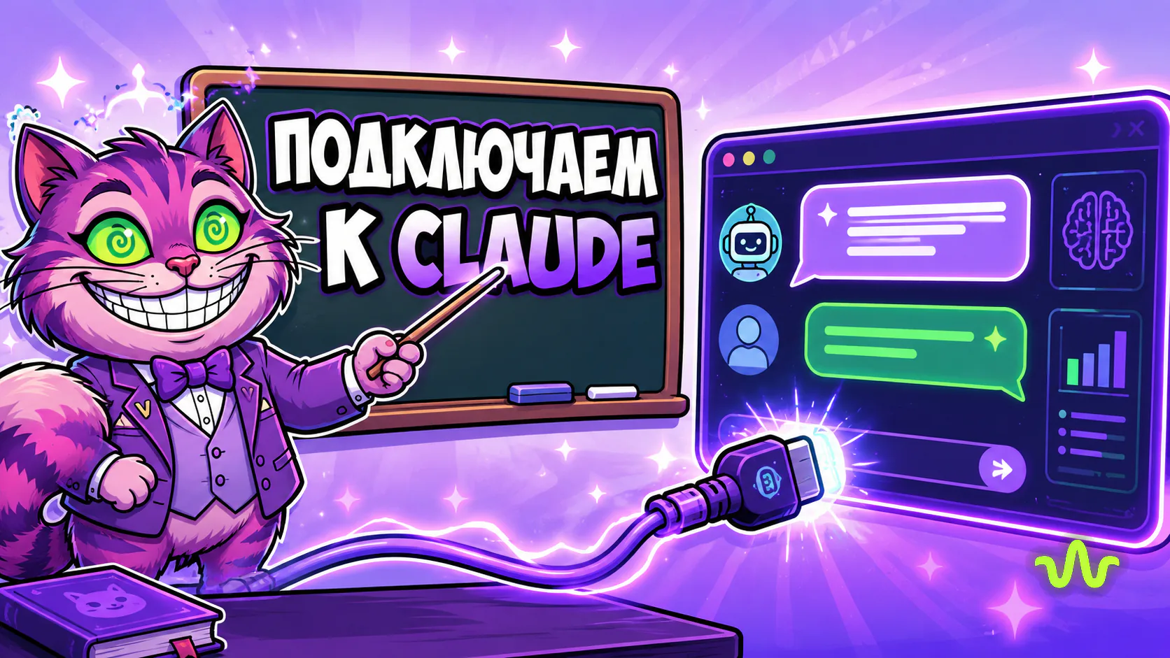 Как подключить нейросети к Claude и ChatGPT — иллюстрация урока Вайб-Маркетолога