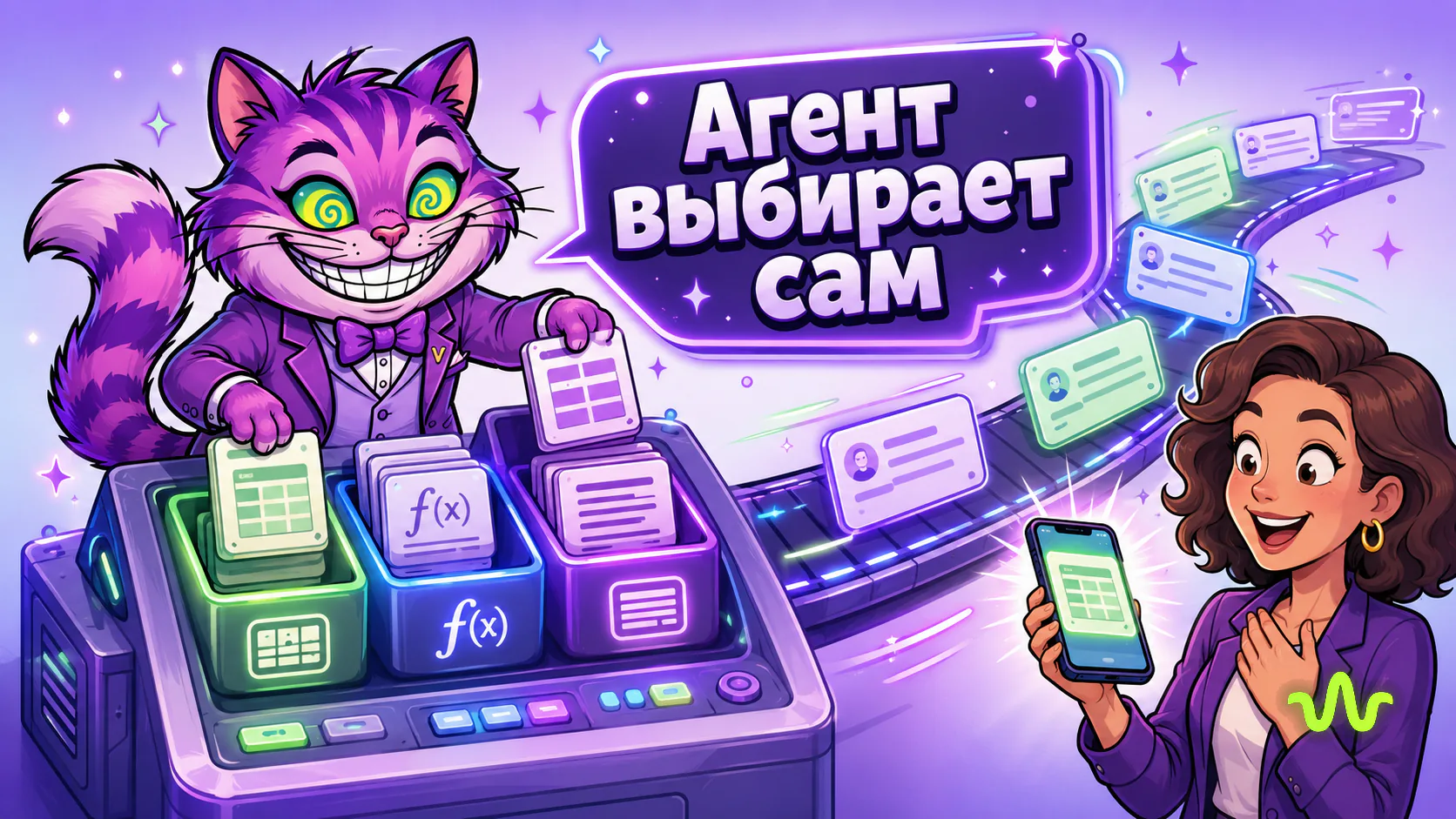 ИИ-агент выбирает формат ответа: таблица, формула или текст