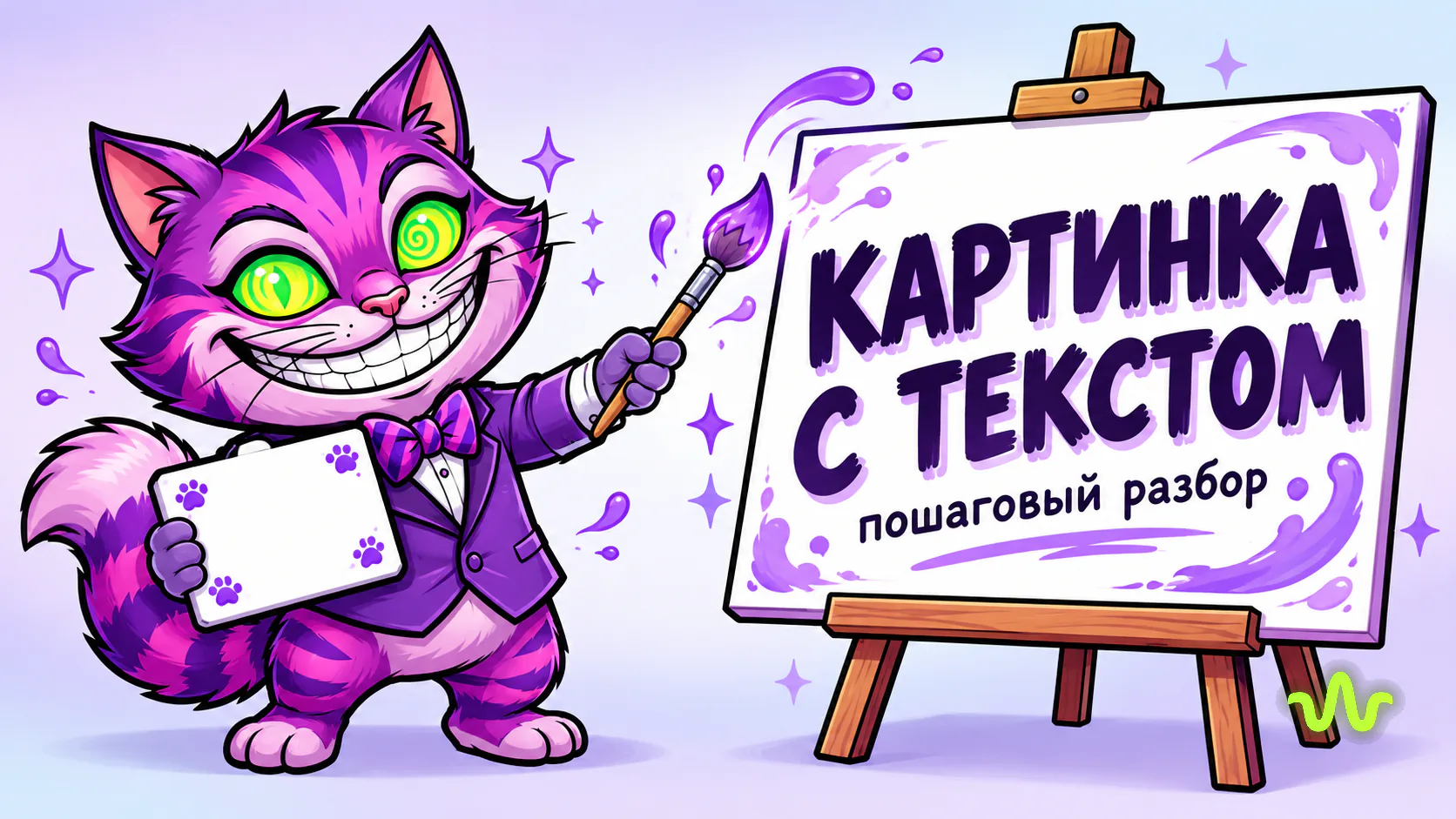 Как создать картинку в нейросети с текстом