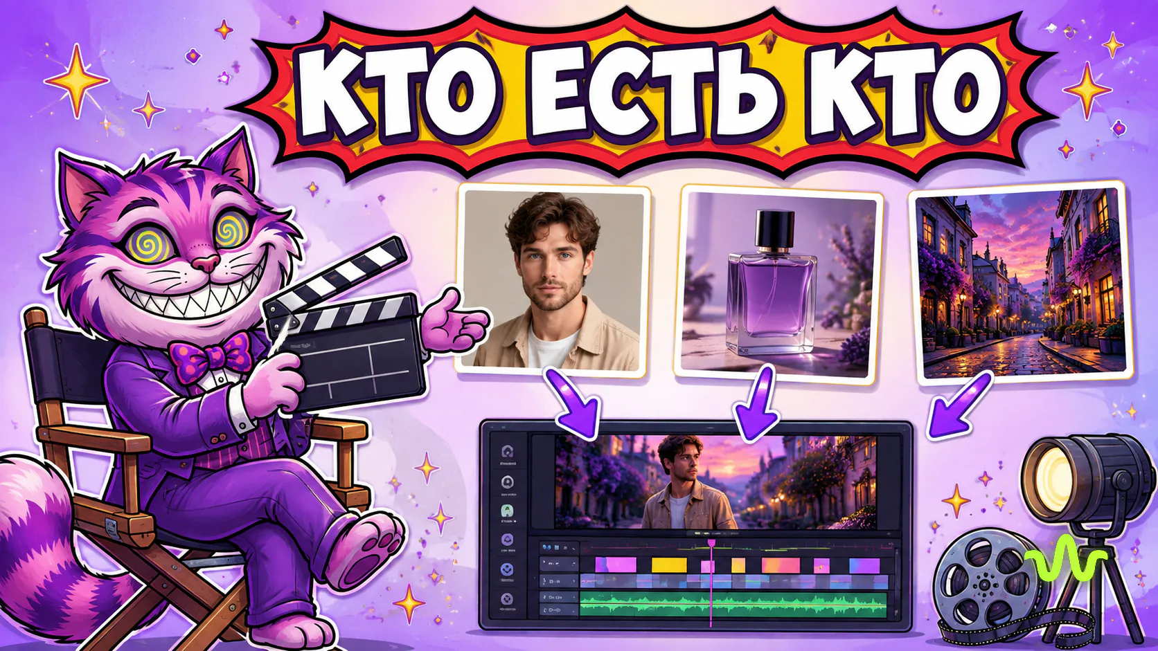 Как сделать видео из фото: распределение ролей между загруженными снимками