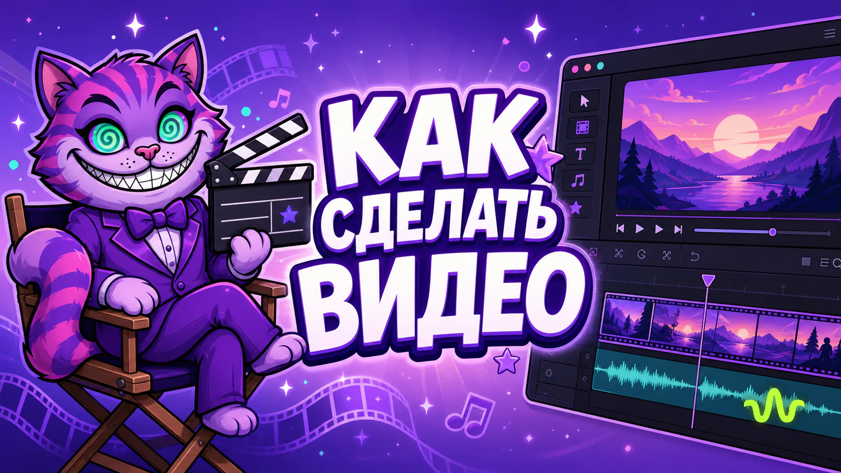 Как сделать видео со звуком нейросетью — урок Академии Вайб-Маркетолога