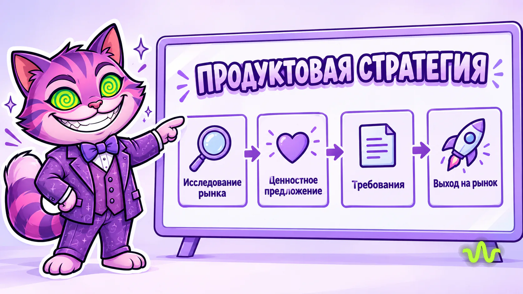 Продуктовая стратегия: разбор идеи нейросетью — иллюстрация урока Вайб-Маркетолога