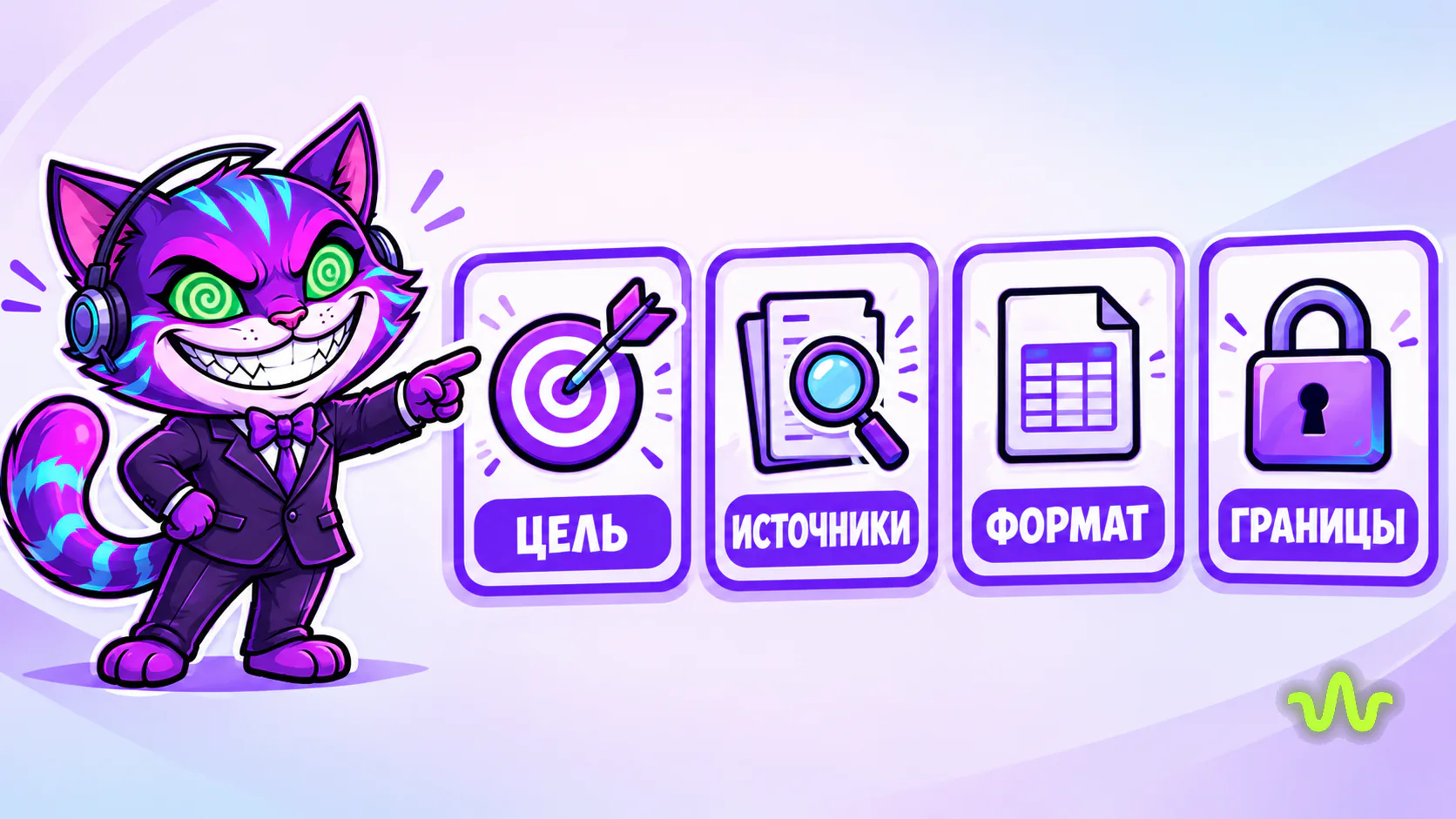 Четыре части промпта для ИИ-агента: цель, источники, формат, границы