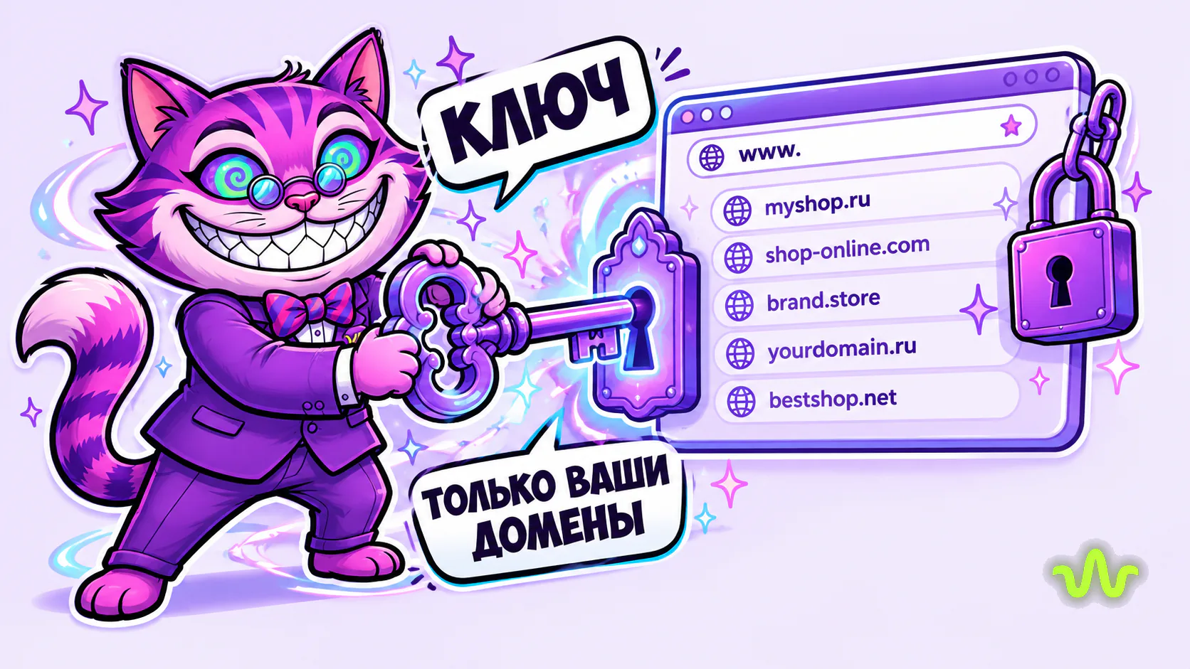 Ключ виртуальной примерочной работает только на доменах магазина