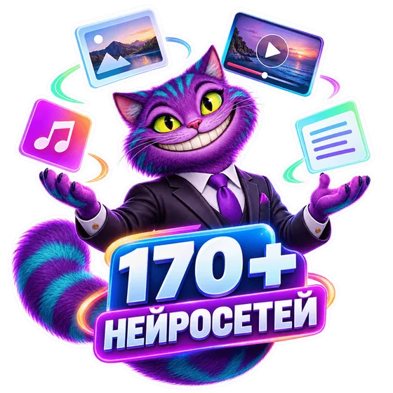 170+ нейросетей в одном окне: текст, картинки, видео, музыка