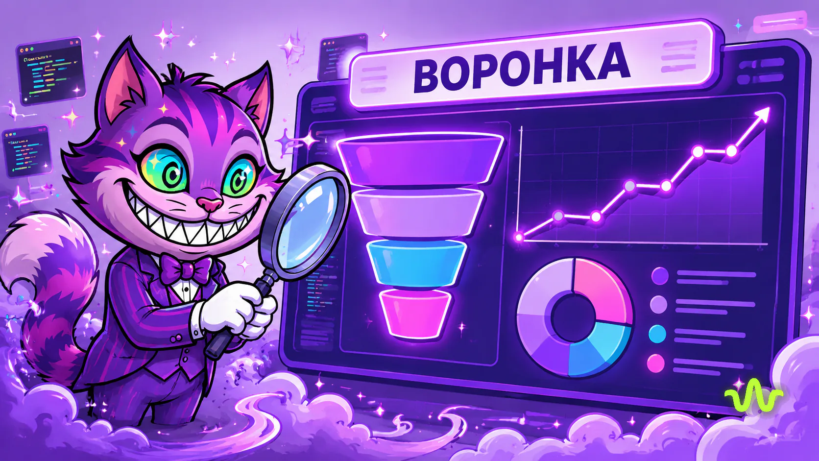 Воронка конверсии и график в аналитике сайта — что смотреть перед A/B-тестом
