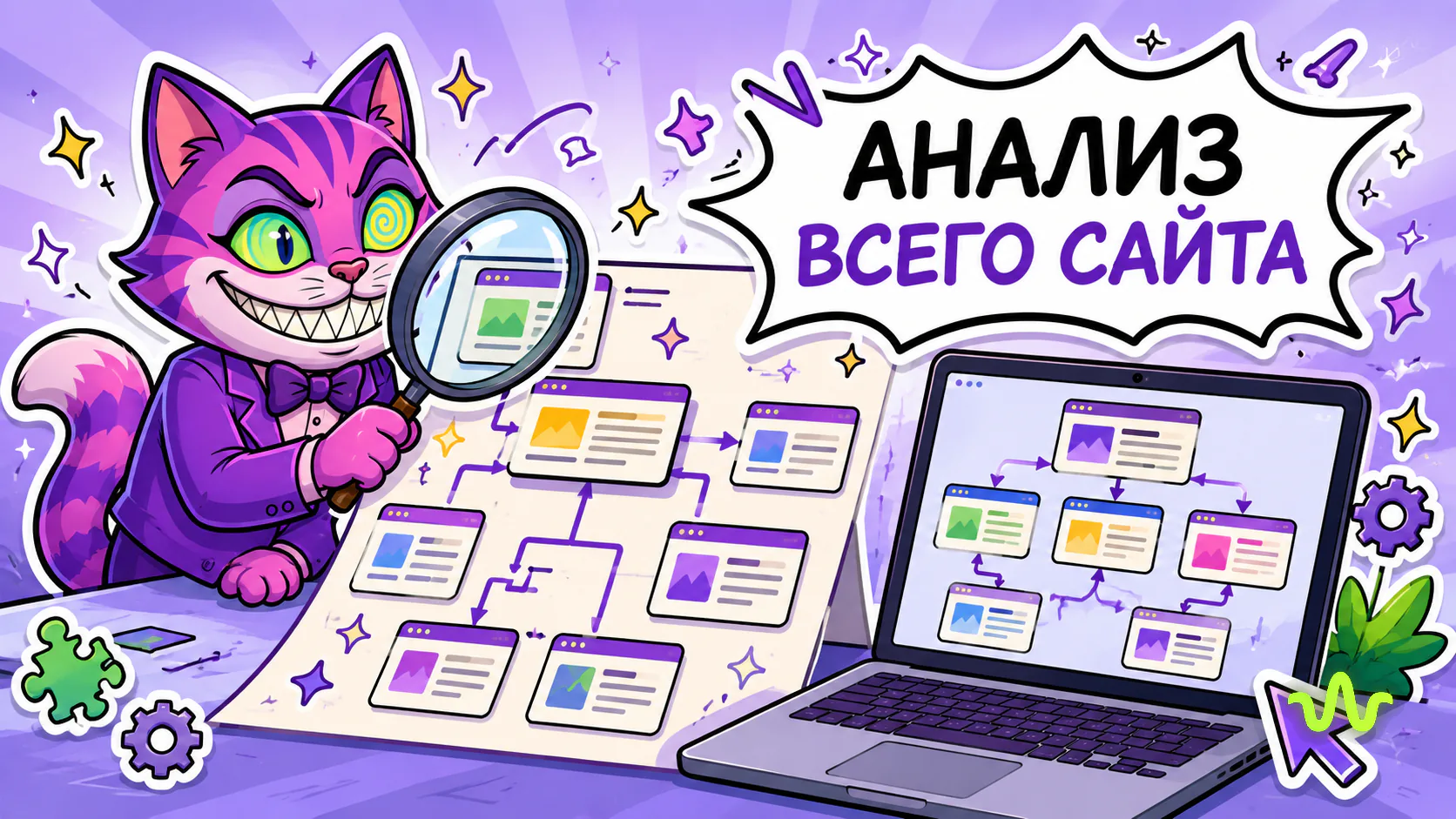 Анализ всего сайта под контекстную рекламу