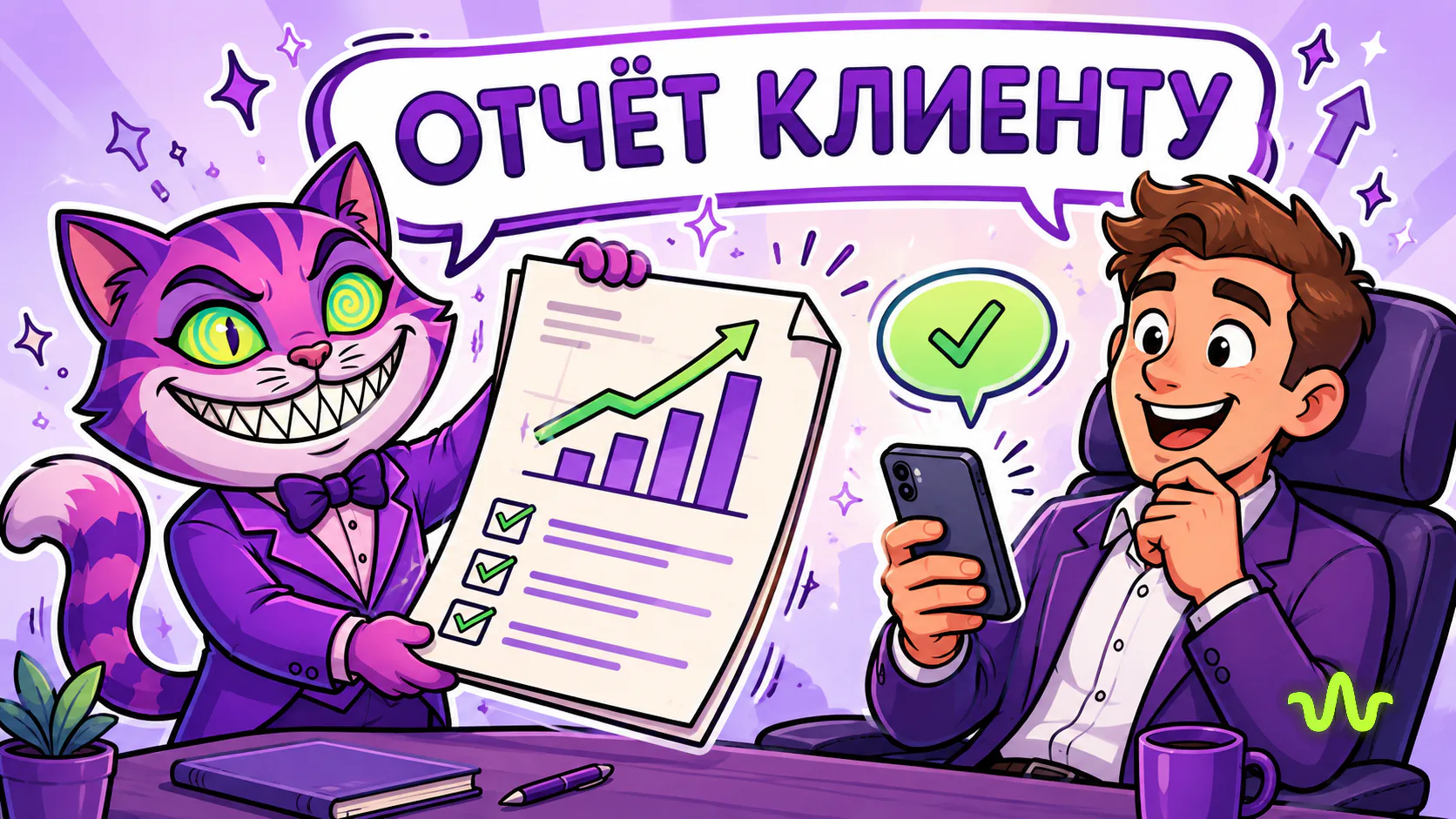Отчёт по рекламе Яндекс Директа через API — готовый текст клиенту