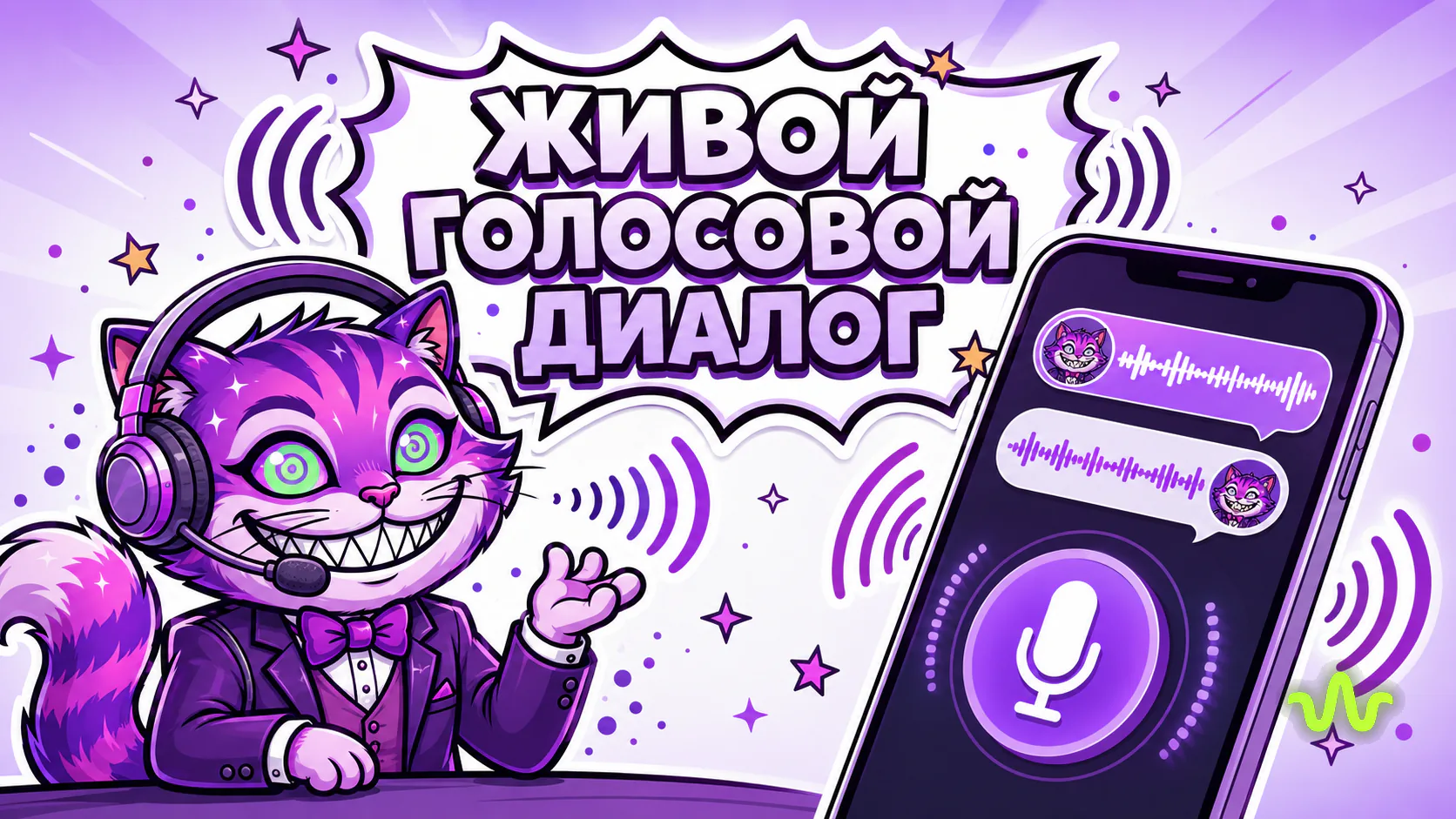 Голосовой ассистент: живой диалог с ИИ без VPN