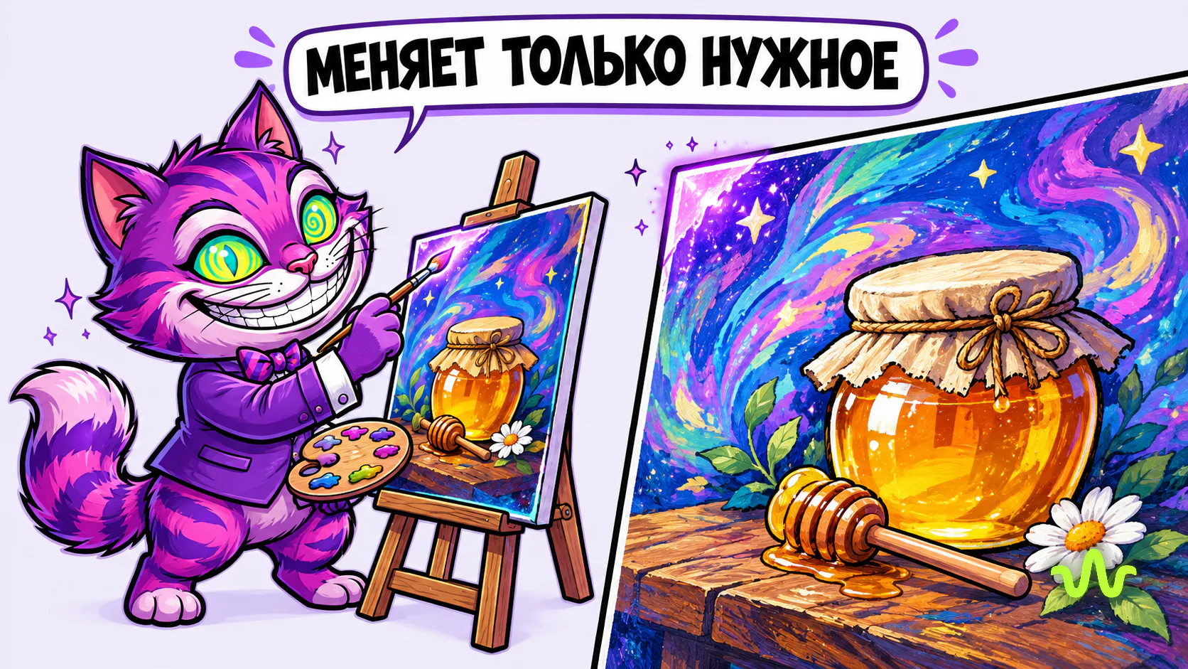 Точечное редактирование картинки нейросетью GPT Image 2.5 в Вайб-Маркетологе