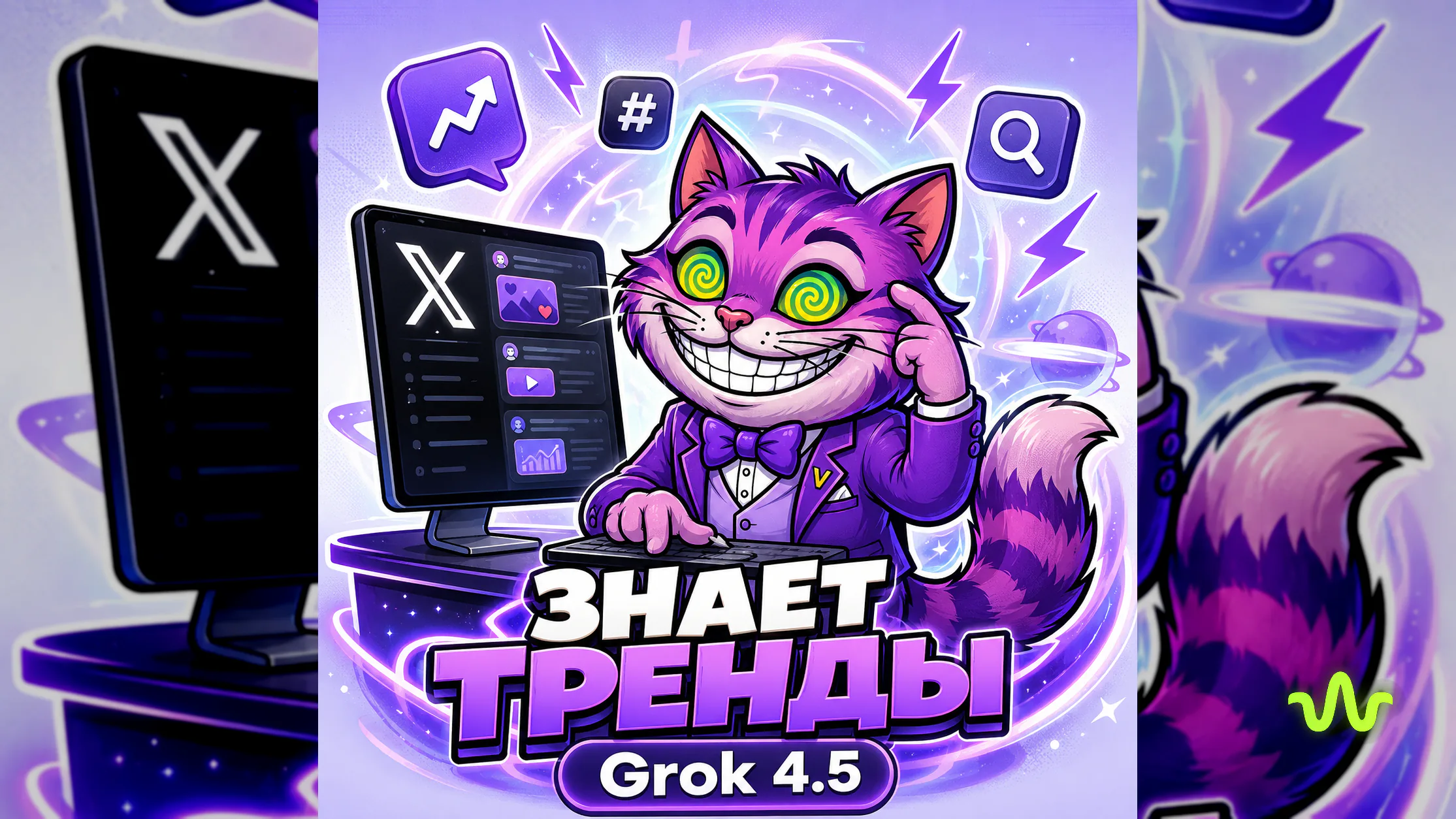 Grok 4.5 в AI-чате: тренды из X без VPN