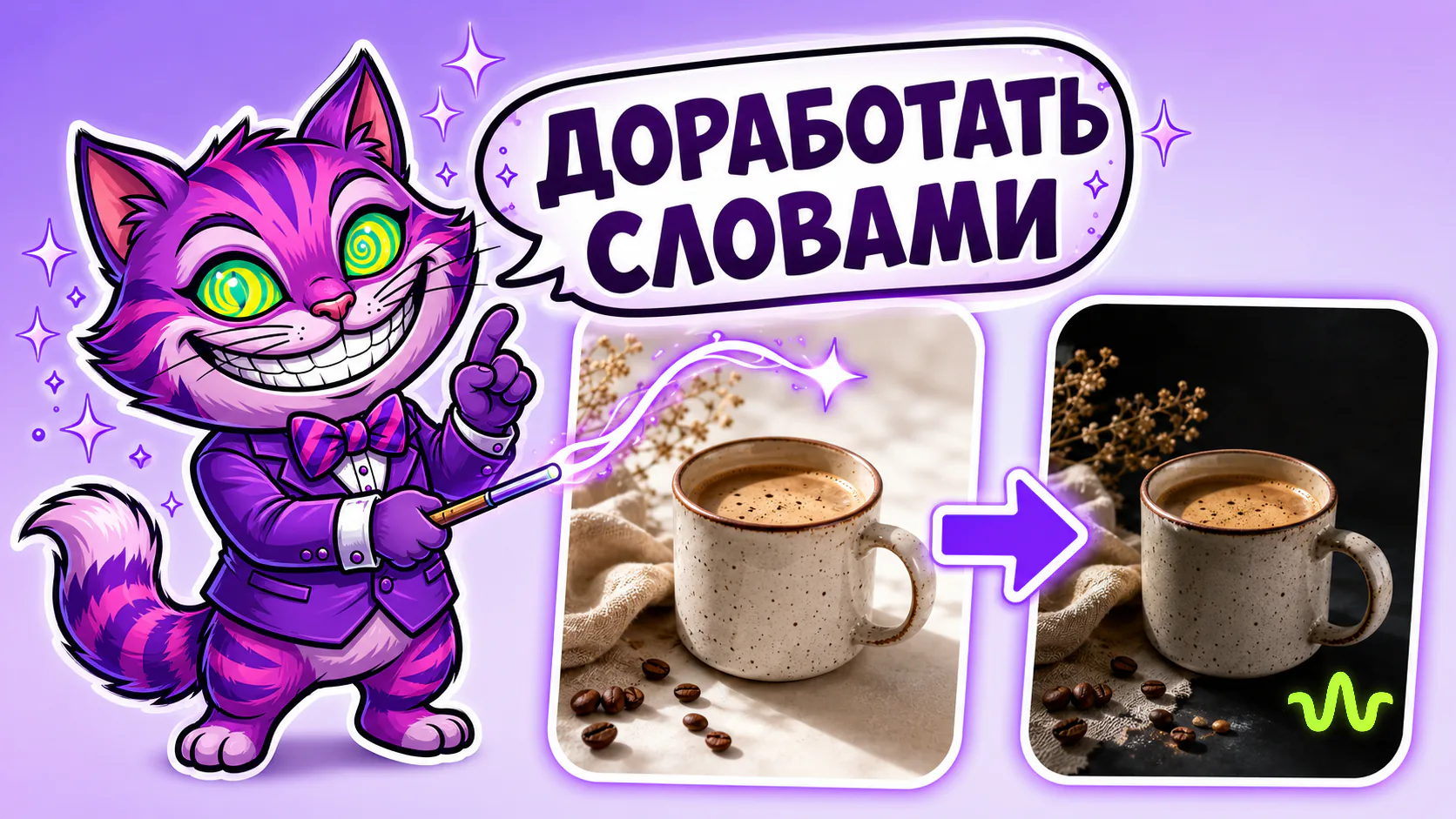 Доработка готовой картинки словами в нейросети Grok Imagine 2.0