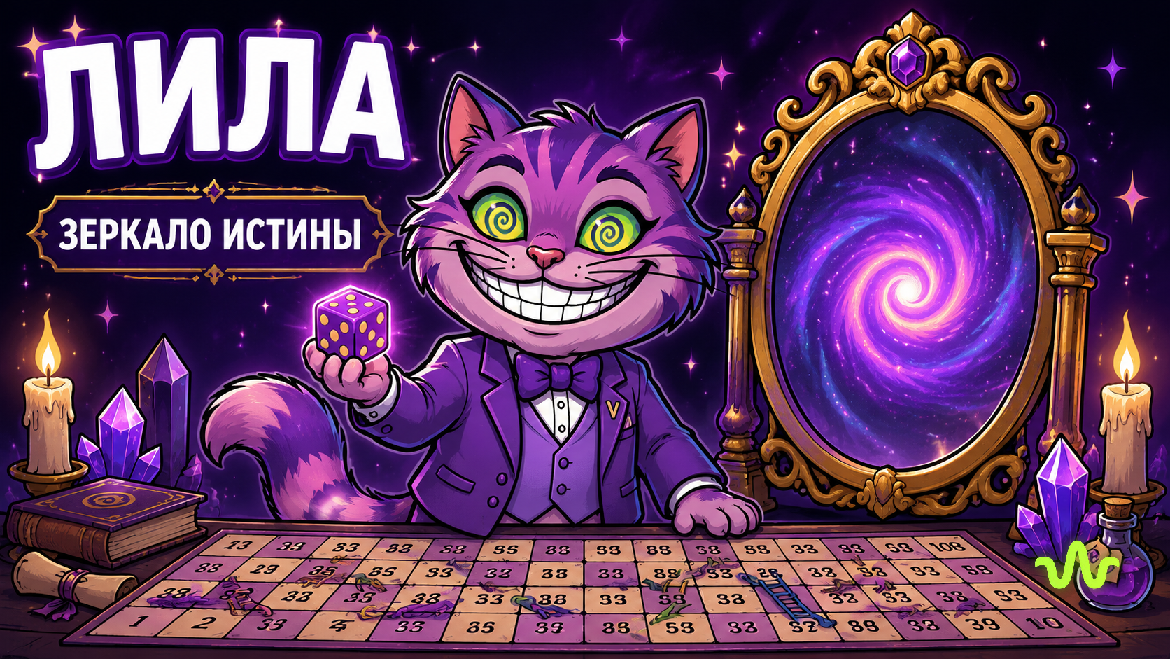 Лила — онлайн-игра с ИИ-оракулом «Зеркало Истины»