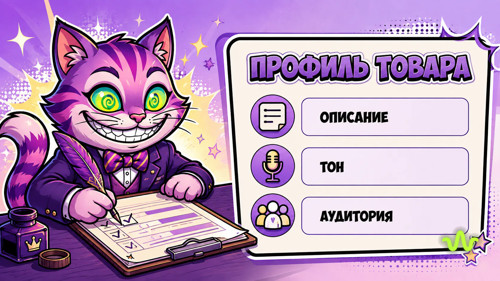 Профиль товара для ИИ: описание, тон бренда и аудитория