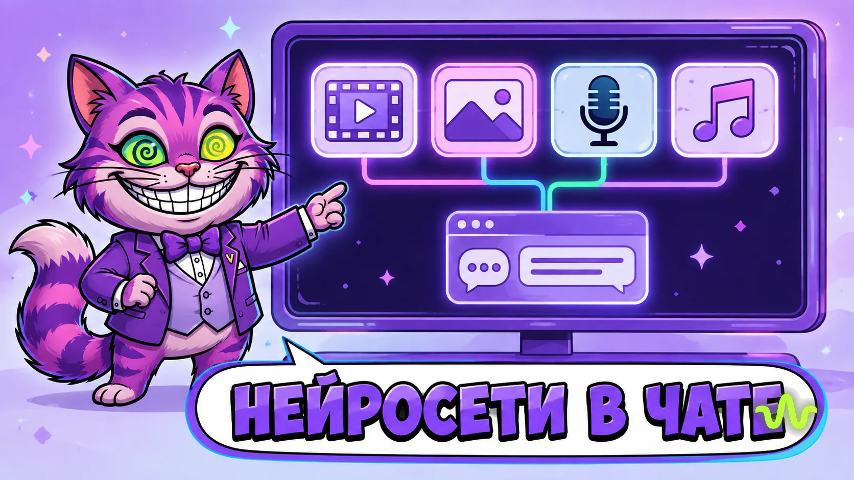 Нейросети для видео, картинок, озвучки и музыки подключаются прямо в чат ChatGPT
