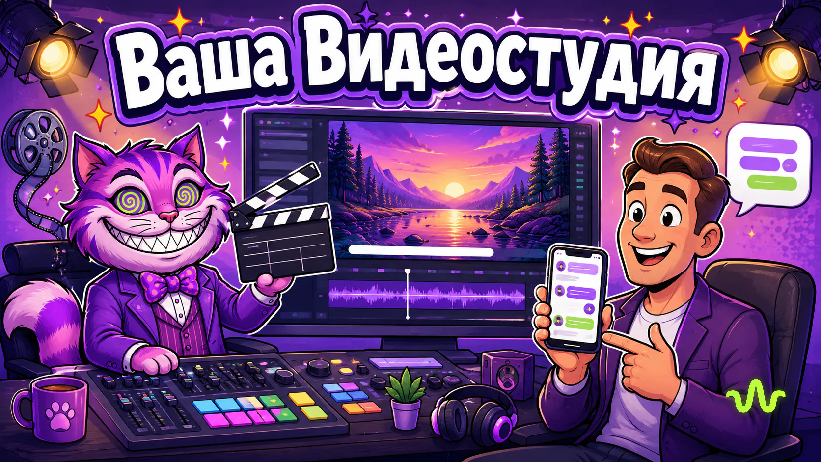 Видеостудия: ИИ-агент делает готовое видео с русской озвучкой