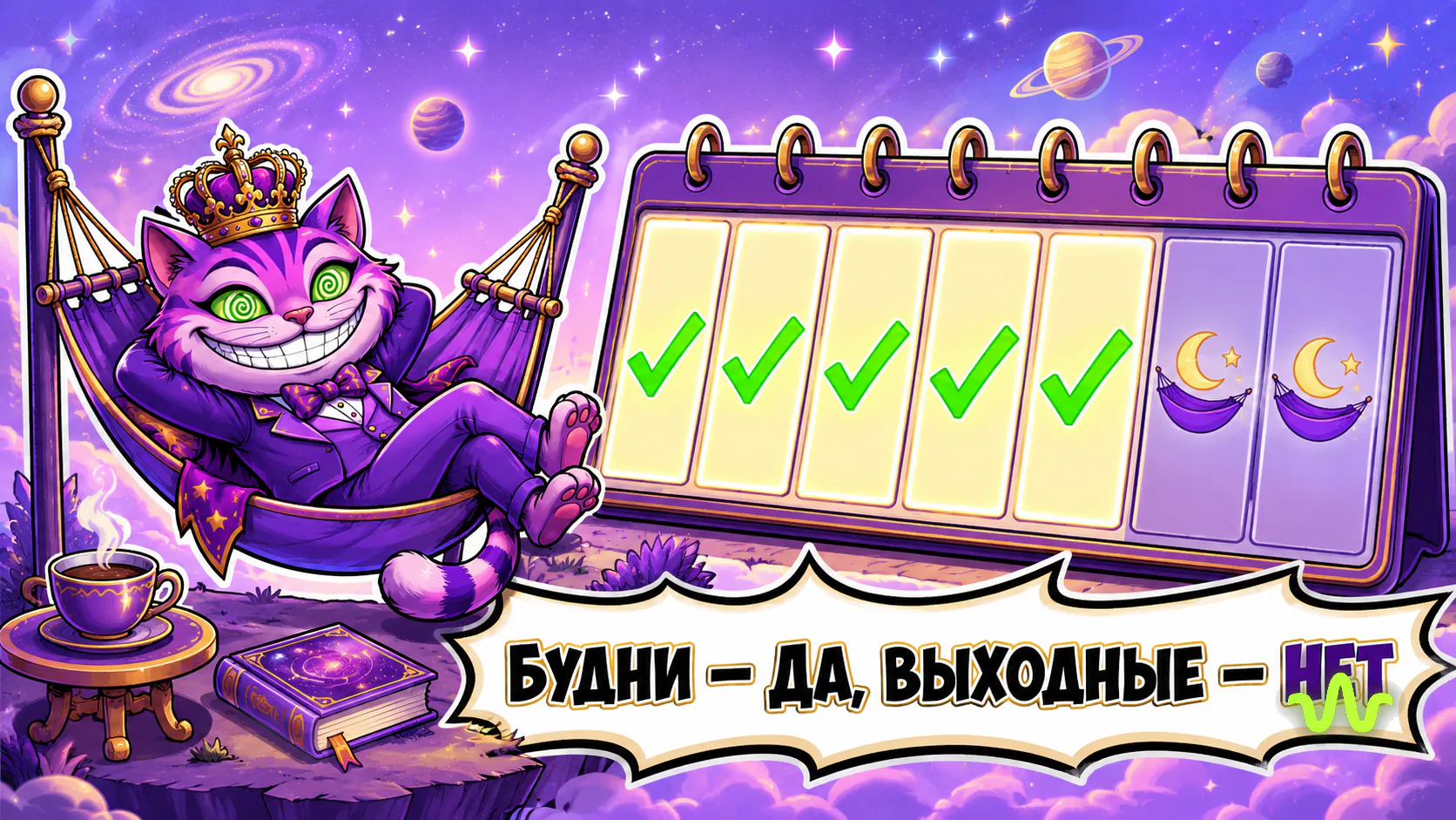 ИИ-агент по будням: напоминания приходят только в рабочие дни, выходные без сообщений